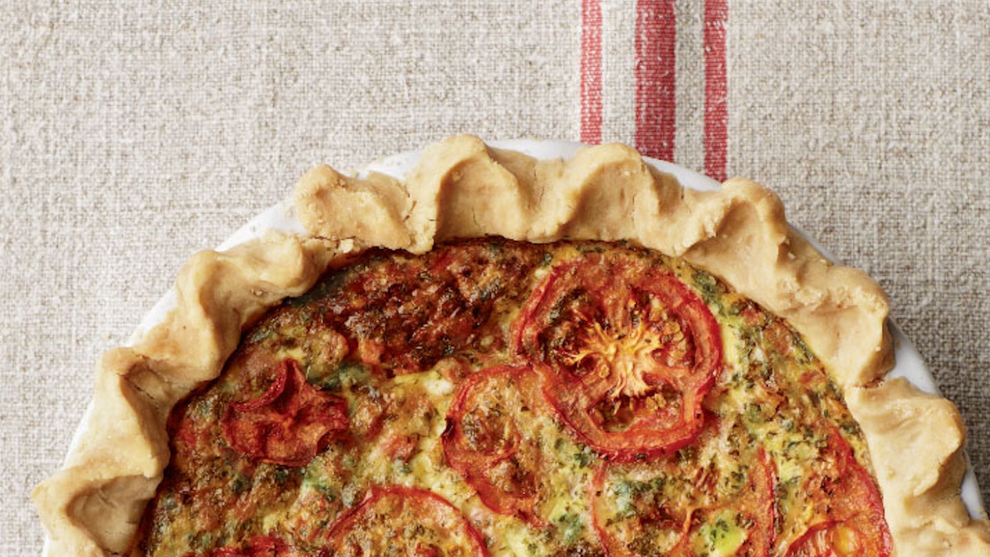 Tomato Basil Quiche