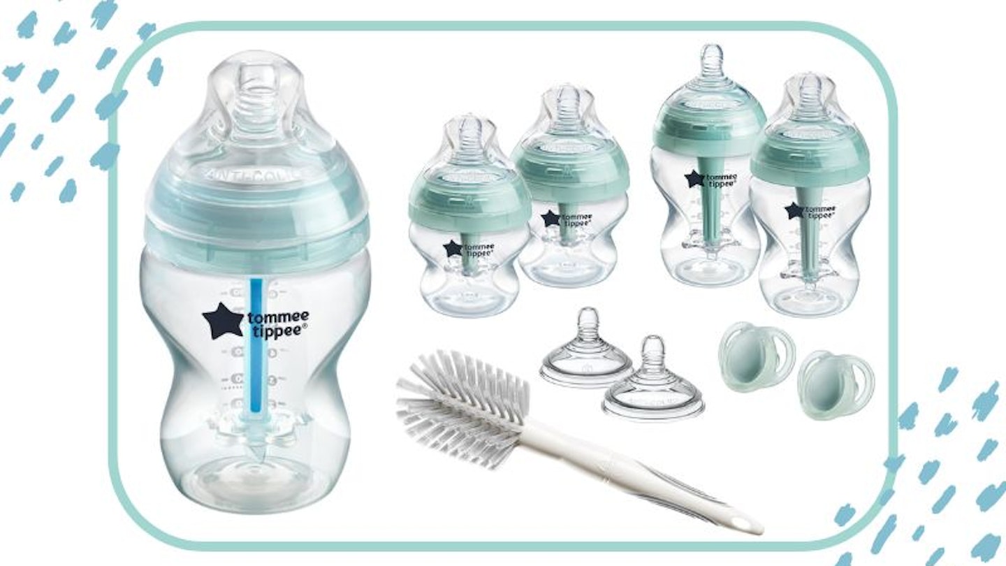 Tommee Tippee Advanced Anti-Colic Baby Bottle and the Tommee Tippee Advanced Anti-Colic Newborn Starter Set
