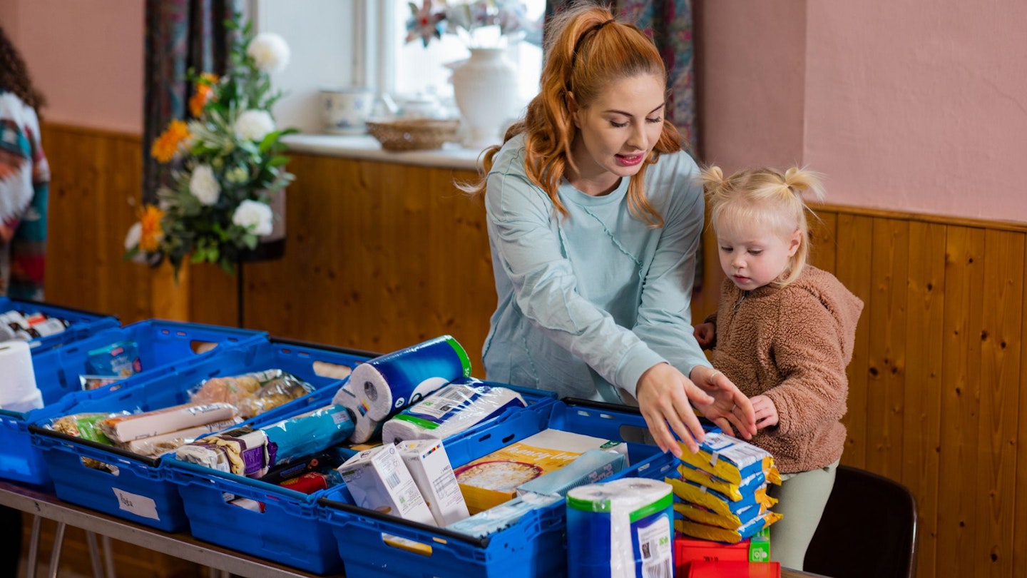Food banks for families