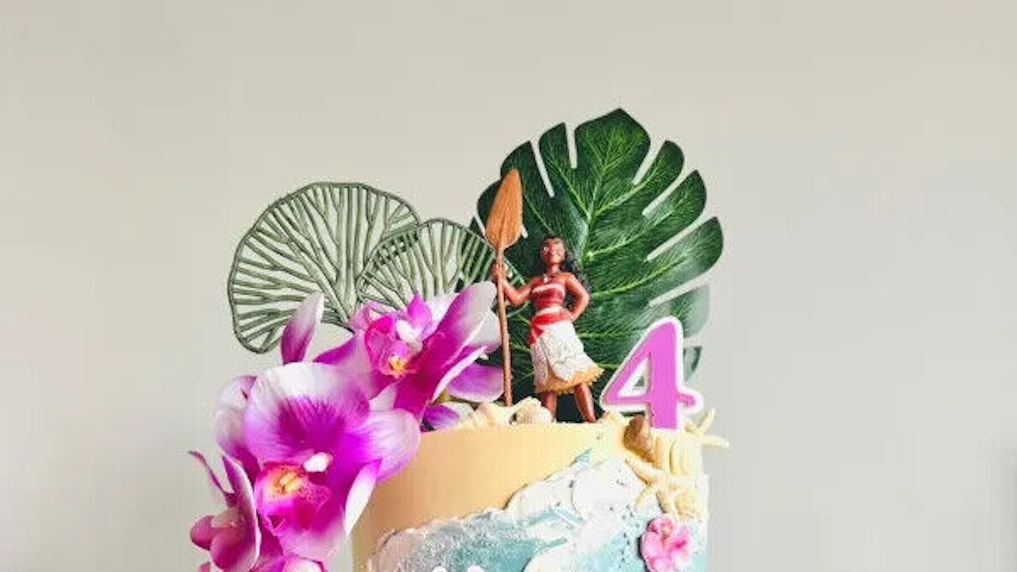 Moana birthday cake